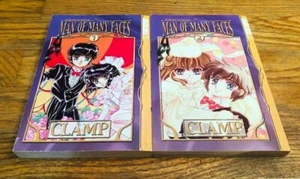 Man of Many Faces Volúmenes 1 y 2 Abrazadera Manga Inglés Tokyopop Fuera de Uso GN - Imagen 1 de 1