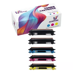 Brother Compatible Toner Cartridge for TN115C TN115K TN115M TN115Y TN110C 5 Pack - Picture 1 of 7