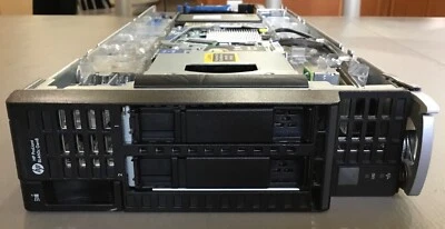 HPE ProLiant BL460c Gen8 735151-B21 E5v2 Blade Server, TWO PROCESSORS, NO MEMORY - Image 1 of 4