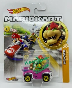 Nintendo's Super Mario- Kenny James, Voice of Bowser signed Hot Wheels - Picture 1 of 2
