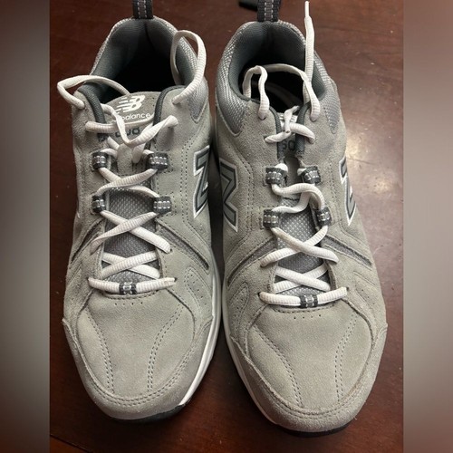 New balance 608 grigio trainer camoscio taglia 10 scarpe sportive comode uomo comode