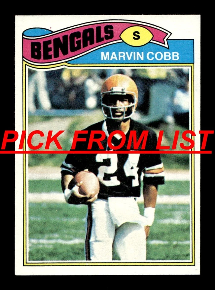 1977 Topps Football 4-272 EX/EX-MT Pick From List All PICTURED qq5 - Image 1 of 1