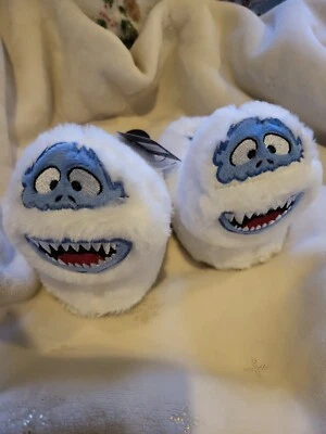 ABOMINABLE SNOWMAN CHILD TODDLERS SLIPPERS SHOES SIZE 5-6 FUR HOUSE SHOES NEW - Image 1 of 4