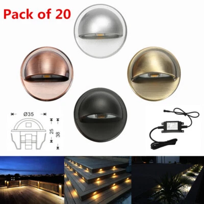 10-20 Low Voltage LED Deck Light Outdoor Step Stairs Garden Yard Patio Landscape - Image 1 of 4