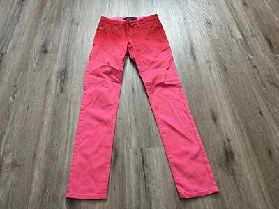 Girl’s Juicy Couture Red & Pink Ombré Skinny Jeans Pants Youth Size 10 - Image 1 of 4
