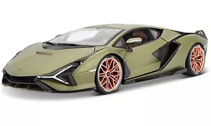 Bburago 18-11046 Model Car Lamborghini Sian FKP 37 Electric Gold, Scale 1:18 - Picture 1 of 5