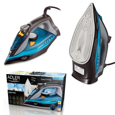 Ferro da Stiro a Vapore Continuo Verticale 3000W Steam Iron piastra ceramica - Immagine 1 di 4