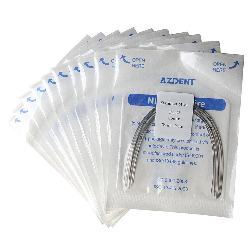 AZDENT Dental Orthodontic Archwire - 10pcs/Pack