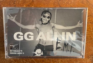 GG ALLIN EMF Eat My Fuc SEALED NEW Original Cassette Tape Black & Blue Records - Picture 1 of 5