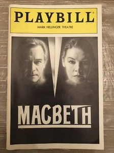 ¡Macbeth mayo 1988 Broadway Playbill! GLENDA JACKSON Christopher Plummer +! - Imagen 1 de 6
