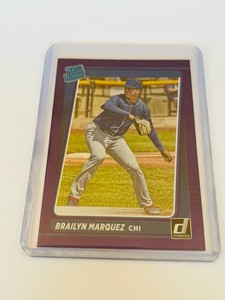 Brailyn Marquez Rated Rookie RC PURPLE sp insert 2021 Donruss Optic Holo Prizm