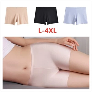 Silky Panties Shorts Lingerie Boxers Knickers Briefs Underwear Cotton Crotch - Picture 1 of 18