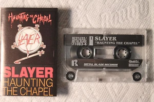 Slayer - Haunting The Chapel orig' Metal Blade cassette 1987 THRASH metal TESTED - Picture 1 of 1
