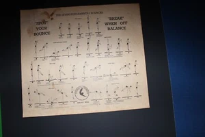 Vintage 1950 Sidlinger Trampoline Fundamental Bounce Poster, Larry Griswald - Picture 1 of 11