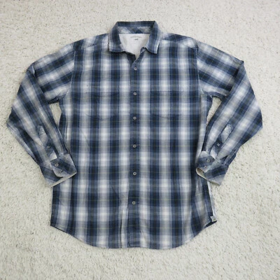 Horny Toad Shirt Mens Large Blue Gray Cotton Long Hike Hiking Camping Outdoors - Image 1 of 4