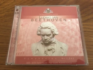 Beethoven Symphonies 1, 2 & 3 - RPO - NEW 2cd Set - DDD 32 Bit SBM - UK Post - Picture 1 of 2