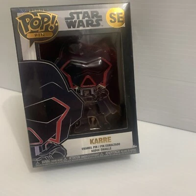 Funko POP! Star Wars Karre Enamel Pin w/ Removable Stand - SE - Disney - NEW - Image 1 of 4
