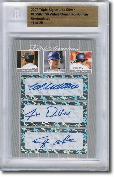 Josh Vitters * JOSH DONALDSON * Tyler Colvin * Autograph Rookie Auto BGS #/25 - Image 1 of 1