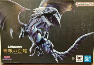 Blue Eyes White Dragon S.H.Monsterarts Bandai Yu-gi-oh! Model Statue Figure - Picture 1 of 5