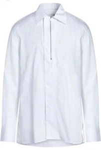GIVENCHY Men’s White 3/4 Zip Shirt Size 42 GENUINE RRP £715 #S3 - Picture 1 of 8