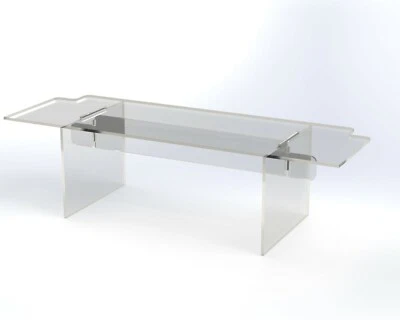 Single Step Acrylic Display Stand, Fit Ikea Detolf 15"W x 5"D x 4"H MADE IN USA