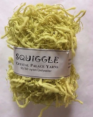 Crystal Palace Yarns Squiggle #2266 Limeade - Chartreuse - Great CarryAlong! - Image 1 of 4