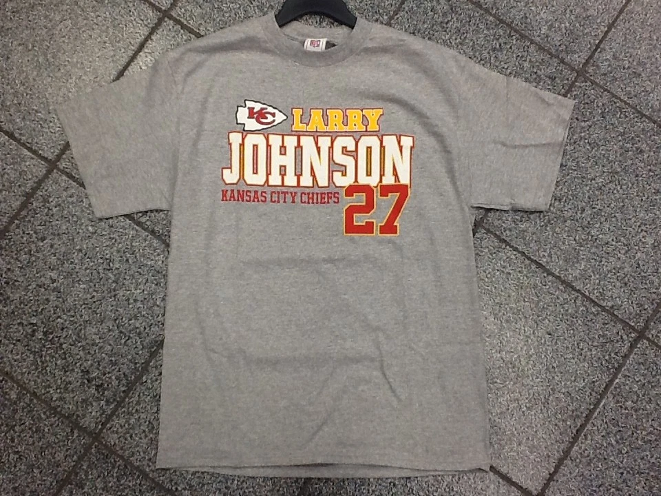 Camiseta de colección Larry Johnson Kansas City Chiefs camiseta talla grande #27 Foto 1 de 1