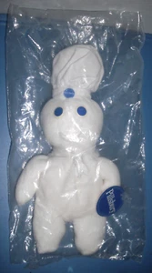 New 1997 Dakin Pillsbury Doughboy Poppin Fresh 8" Plush Beanie Sealed in Bag - Picture 1 of 6