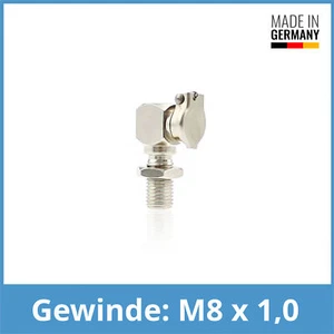 Klappöler DIN 3410 C2 (90°) M8 x 1,0 Stahl vernickelt - Picture 1 of 1