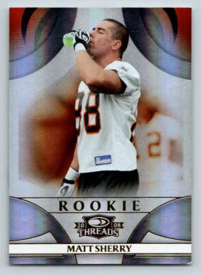2008 Donruss Threads #216 Matt Sherry RC 999 (ref 196538) - Image 1 of 2