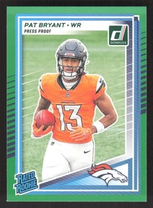 2025 Donruss #336 Pat Bryant Press Proofs Green - Picture 1 of 2