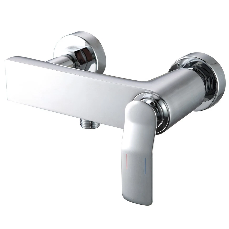 Design Bagno Rubinetto Miscelatore Monocomando Doccia Cromo Sanlingo Serie KORA - Immagine 1 di 1