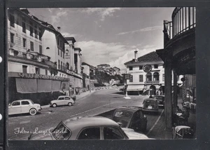 Cartolina Feltre Largo Castaldi Caffè Commercio Cassa di Risparmio AUTO ECD1407 - Picture 1 of 1