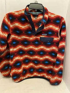 Patagonia Synchilla Damen Pullover Jacke Mehrfarbig Azteken Langarm Größe S - Bild 1 von 5