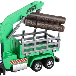 (Green) Toy Trucks Rc Forklift Logging Truck Toy Garbage Model - Picture 1 of 12