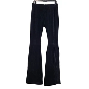 Manière De Voir Black Corduroy Flare Pants Size 14 Tall Inseam 35” NWT Velvet St - Picture 1 of 11
