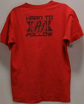 WWE Wrestling AJ Styles Men’s M Red Graphic Tee The Untouchable One Shirt - Image 1 of 4