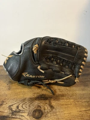 Easton Black NATB12 Natural Elite Baseball Glove RHT 12" Genuine Steer Hide - Image 1 of 4