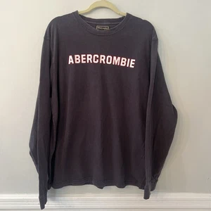 Camisa Pullover Abercrombie & Fitch Para Hombre Manga Larga Grande De Colección Y2K - Imagen 1 de 6