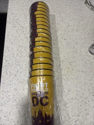 Washington Commanders NFL Football Souvenir Stadium Beverage Cups sleeve.  - Image 1 of 2