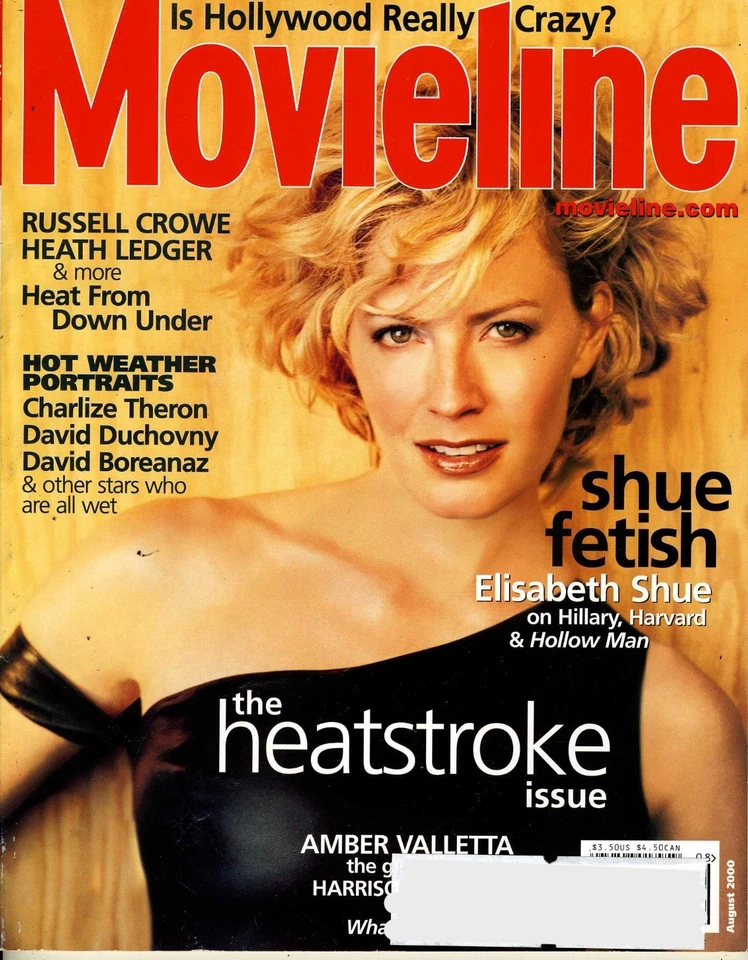 Movieline Magazine; 11:11, Aug '00; Elisabeth Shue, Aussie actors, Bimbos Foto 1 de 1