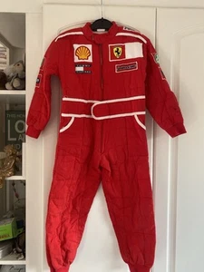 Offical Ferrari F1 Replica 2001 Race Suit Coveralls Kids XL Michael Schumacher - Picture 1 of 8