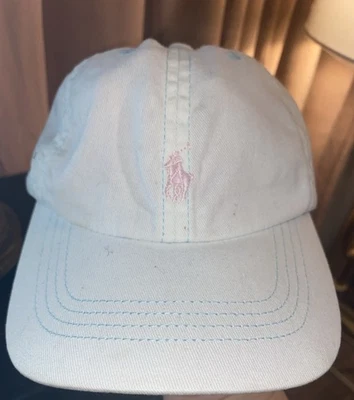 Polo Ralph Lauren Kids  Slideback Hat White Size 4-6X Embroidered Logo - Image 1 of 4