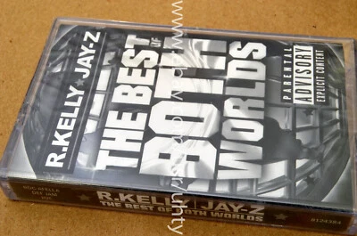 R.KELLY JAY-Z THE BEST BOTH WORLD RARE UKR ORIGINAL TAPE CASSETTE HIP HOP R&B - Image 1 of 2