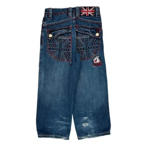 Age 5 Coogi Embroidered Jeans - XS Blue Cotton - Picture 1 of 11