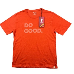 Cotopaxi Do Good Short Sleeve Men's Large T Shirt Canyon Orange Organic Cotton - Bild 1 von 12