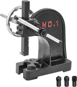 VEVOR Arbor Press, 1 Ton Manual Arbor Press with Handwheel, 5.9" Maximum Height, - Picture 1 of 12