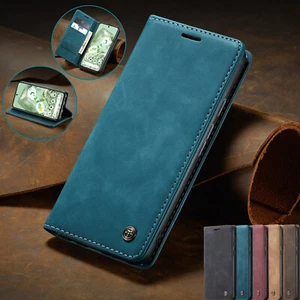 For Google Pixel 8A 8 7 Pro 6 Leather Case Magnetic Flip Card Slots Wallet Cover - Picture 1 of 26