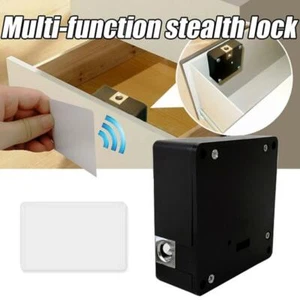 Keyless Door Locker Invisible Electronic Cabinet Rfid Lock Private Hidden Drawer - Picture 1 of 8