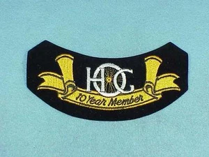 Harley-Davidson 10 Year Member Patch - Picture 1 of 1